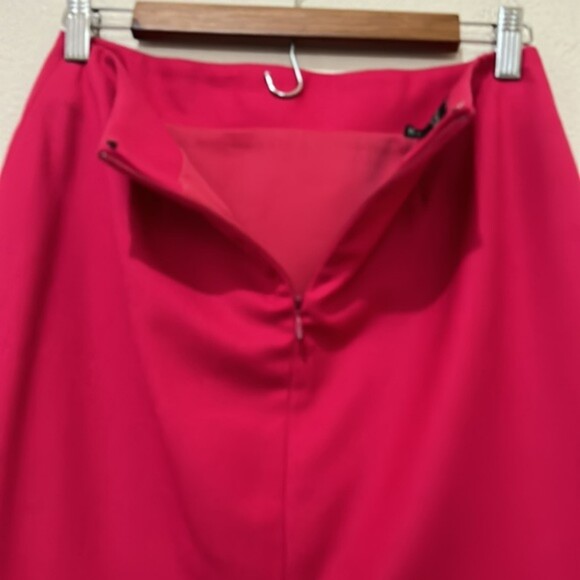 Talbots Skirt Womens 2 Petite Barbie Pink Wool Straight Pencil Mini Short Lined - Picture 4 of 11